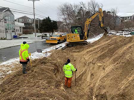Water Line and Septic System Installation in Bourne MA