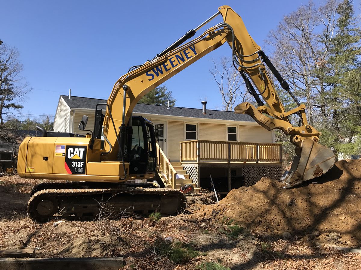 Carver ma septic install