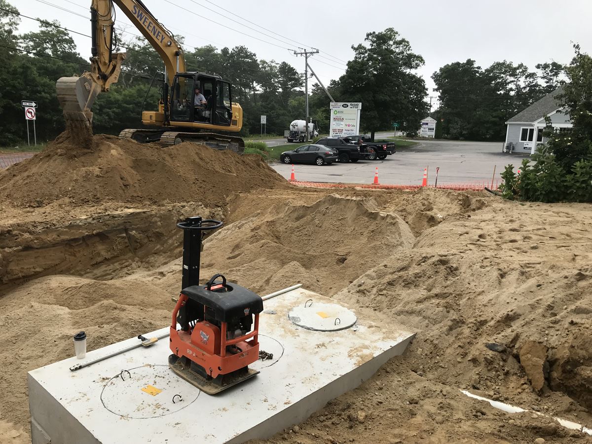 Commercial Septic Install in Bourne, MA