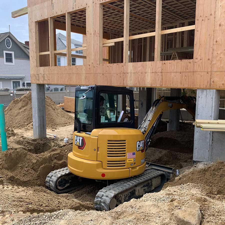 Excavation for custom home onset ma