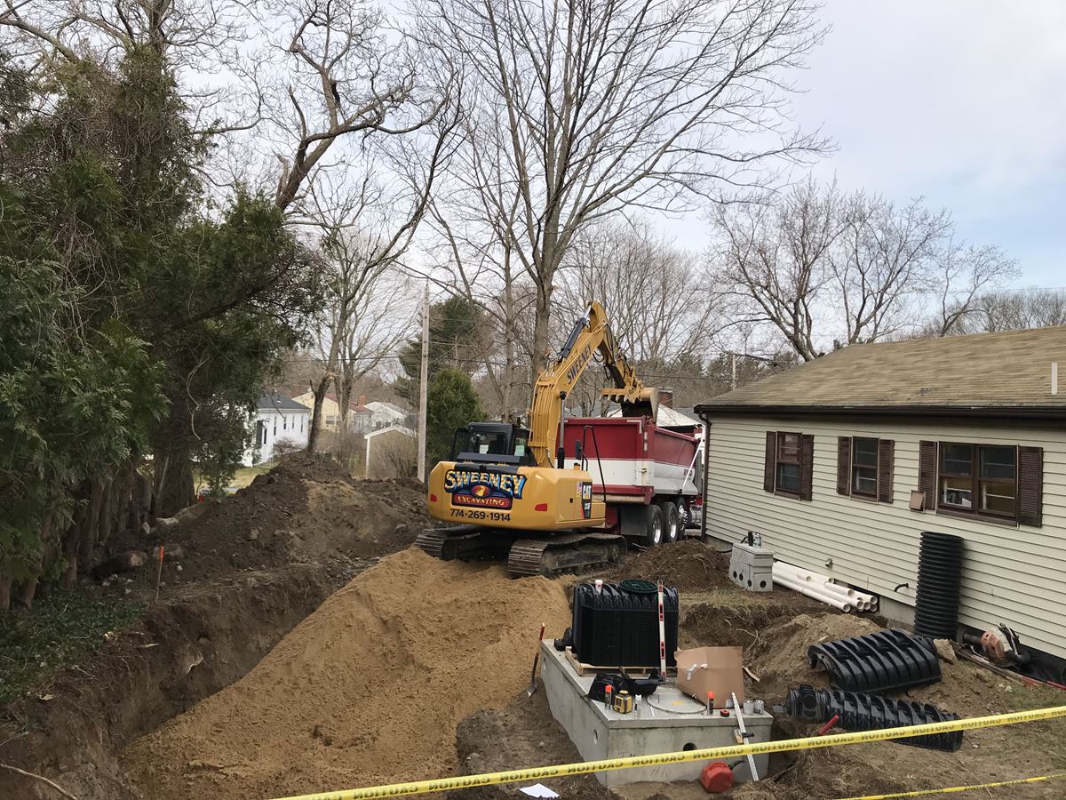 North easton septic install