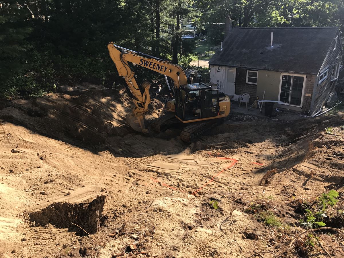 Plymouth septic install
