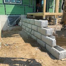 Retaining Wall Project in Middleboro, MA