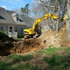 Sink Hole Excavation in Barnstable, MA