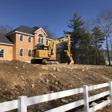 Site Work for New Home in North Falmouth, MA