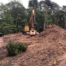 Stump Removal Project in Marstons Mills, MA